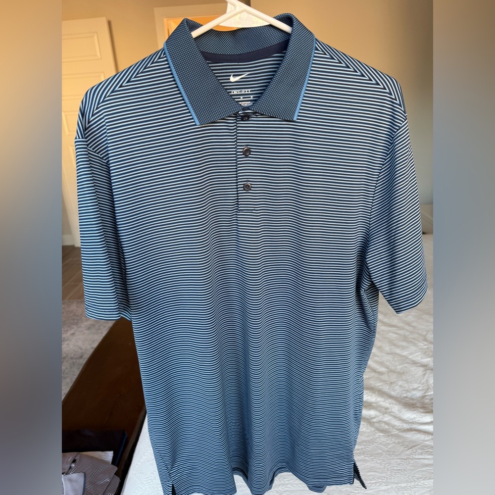 Nike Tour Men’s Dri-Fit Striped Golf Polo - M